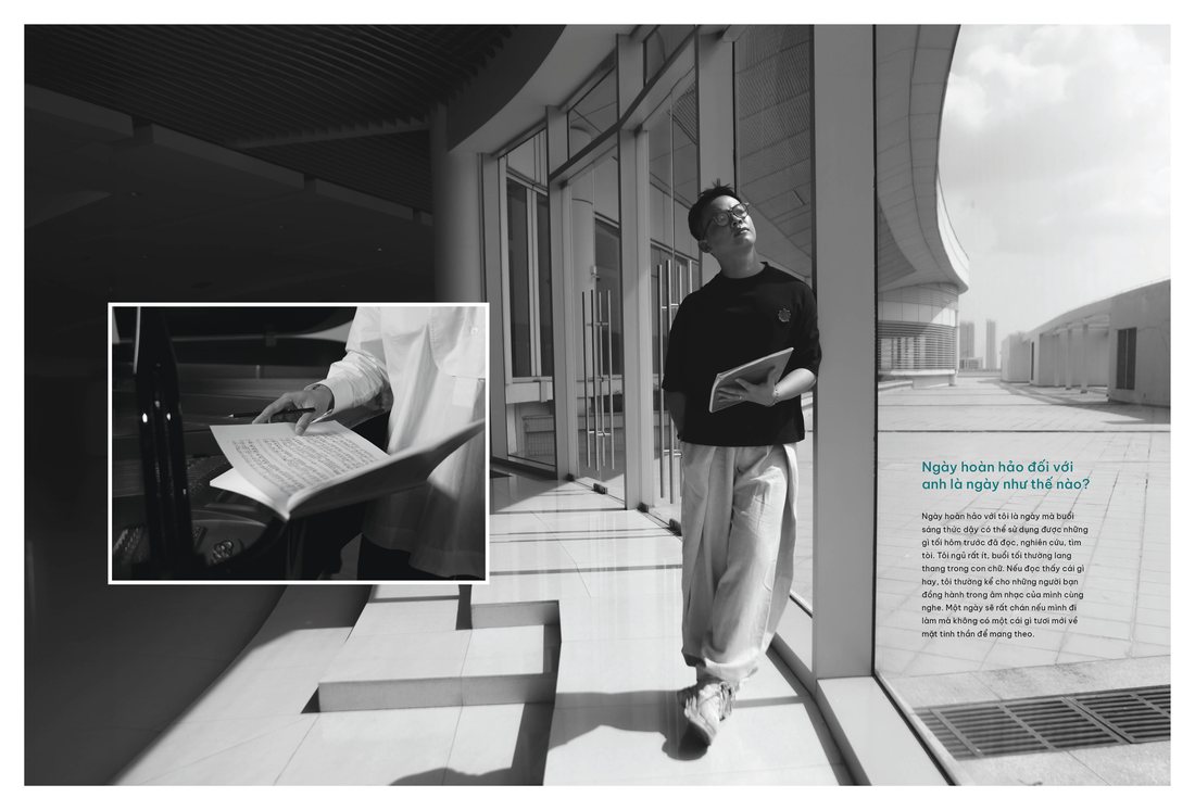 Interview page with Thế Huy