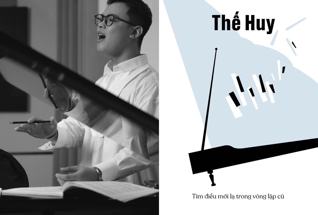 Opening page on opera singer Thế Huy